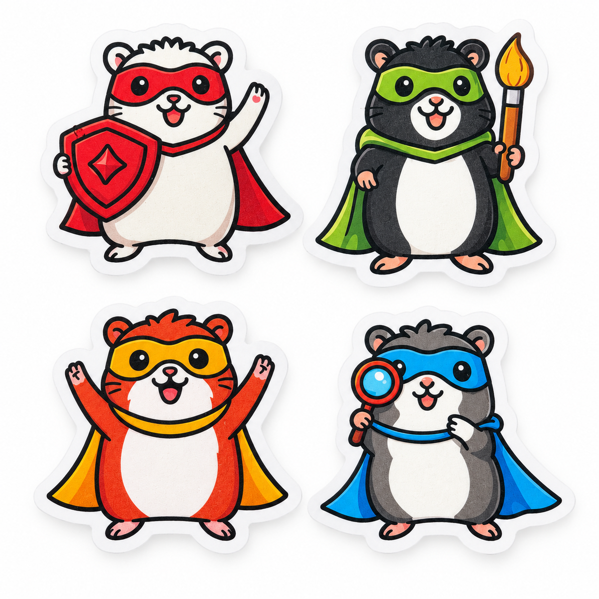 Meet the Koowees: Complete Temporary Tattoo Set (12-Pack)