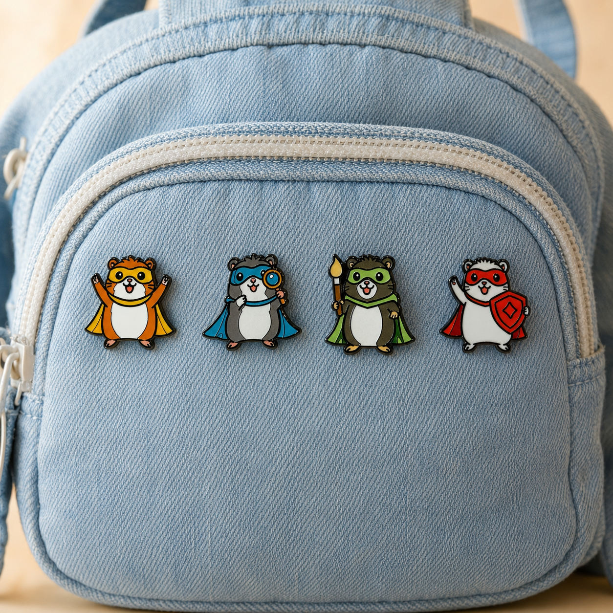 Meet the Koowees: Complete Enamel Pin Set
